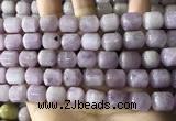 CKU333 15.5 inches 10*12mm tube kunzite gemstone beads