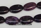 CKU40 15.5 inches 12*20mm oval purple kunzite beads wholesale