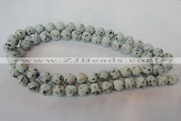 CKW04 15.5 inches 12mm round kiwi jasper gemstone beads