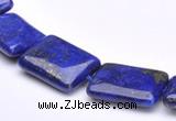 CLA04 15*20mm rectangle deep blue dyed lapis lazuli stone beads