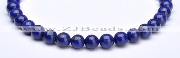 CLA08 4mm round deep blue dyed lapis lazuli beads wholesale