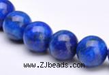 CLA24 Round 10mm blue dyed lapis lazuli gemstone beads Wholesale