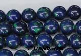 CLA403 15.5 inches 10mm round synthetic lapis lazuli beads