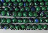 CLA478 15.5 inches 4mm round synthetic lapis lazuli beads