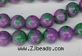 CLA491 15.5 inches 10mm round synthetic lapis lazuli beads