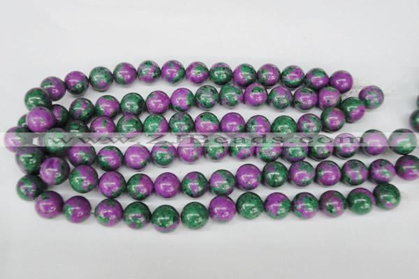 CLA493 15.5 inches 14mm round synthetic lapis lazuli beads