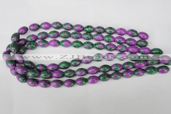 CLA503 15.5 inches 10*14mm rice synthetic lapis lazuli beads