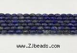 CLA540 15.5 inches 8*12mm faceted rice dyed lapis lazuli beads