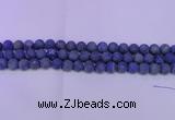 CLA60 15.5 inches 4mm round matte lapis lazuli beads