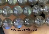 CLB1015 15.5 inches 5mm round labradorite gemstone beads