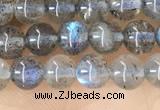 CLB1056 15.5 inches 4mm round labradorite gemstone beads