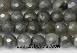 CLB1125 15 inches 6mm faceted round AB-color labradorite beads