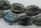 CLB114 15.5 inches 15*20mm oval labradorite gemstone beads wholesale
