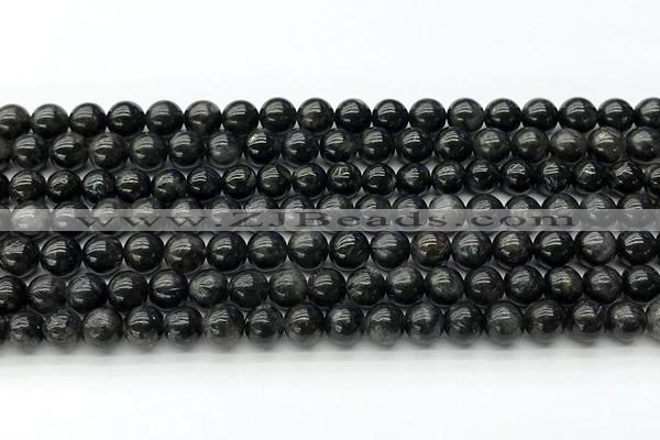CLB1166 15 inches 6mm round hornblende beads