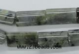 CLB125 15.5 inches 12*20mm flat column labradorite gemstone beads