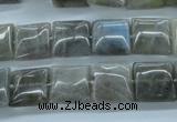 CLB132 15.5 inches 12*12mm square labradorite gemstone beads