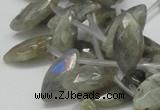 CLB15 16 inches 10*18mm faceted marquise labradorite gemstone beads