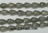 CLB152 15.5 inches 7*9mm teardrop labradorite gemstone beads