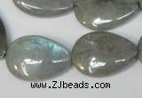 CLB160 15.5 inches 18*25mm flat teardrop labradorite gemstone beads