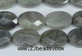 CLB188 15.5 inches 13*18mm faceted oval labradorite beads