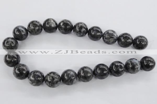 CLB355 15.5 inches 14mm round black labradorite beads wholesale