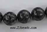 CLB356 15.5 inches 16mm round black labradorite beads wholesale