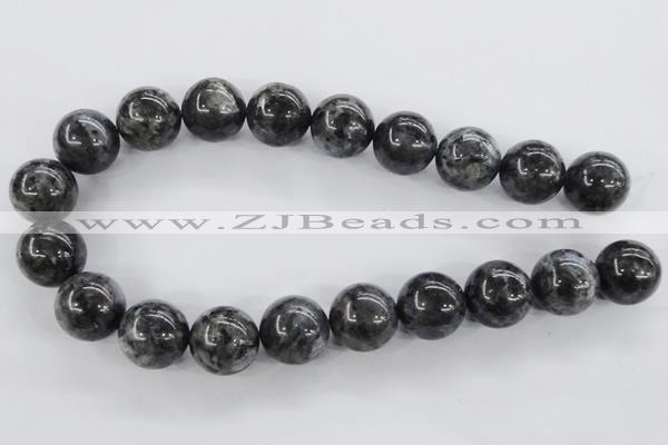 CLB356 15.5 inches 16mm round black labradorite beads wholesale