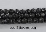 CLB361 15.5 inches 8mm faceted round black labradorite beads wholesale