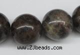 CLB438 15.5 inches 20mm round grey labradorite beads wholesale