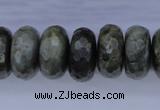 CLB58 15.5 inches 10*20mm faceted rondelle labradorite beads