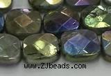 CLB688 15.5 inches 15mm faceted square AB-color labradorite beads