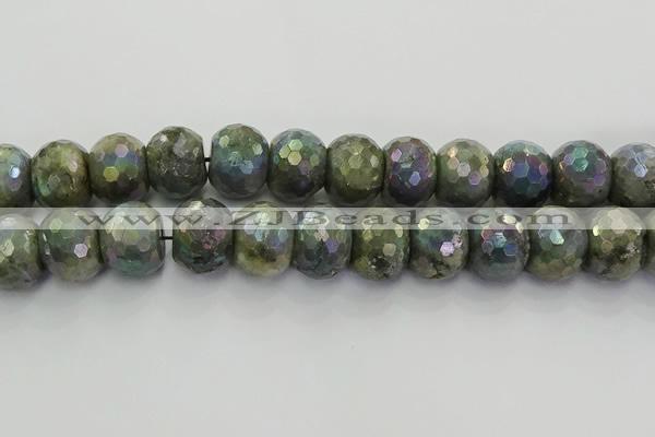 CLB764 15.5 inches 15*20mm faceted rondelle AB-color labradorite beads