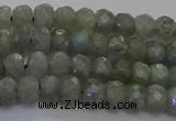 CLB771 15.5 inches 2.5*4mm faceted rondelle labradorite beads