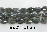 CLB797 18*24mm - 20*25mm faceted octagonal labradorite beads