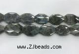 CLB799 25*30mm - 25*35mm faceted octagonal labradorite beads