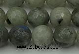 CLB864 15.5 inches 12mm faceted round AB grade labradorite beads