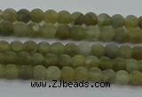 CLB870 15.5 inches 3mm round matte labradorite gemstone beads