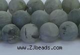 CLB874 15.5 inches 10mm round matte labradorite gemstone beads