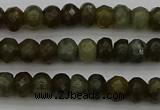 CLB956 15.5 inches 5*8mm faceted rondelle labradorite beads