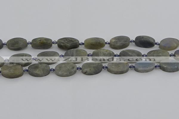 CLB977 15.5 inches 12*20mm oval labradorite gemstone beads
