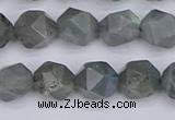 CLB982 15.5 inches 8mm faceted nuggets labradorite beads wholesale