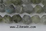 CLB993 15.5 inches 8mm faceted nuggets labradorite gemstone beads
