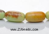 CLE04 16 inch rice 8*16mm lemon turquoise stone beads Wholesale