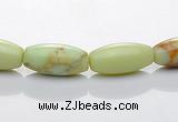 CLE05 16 inch 6*12mm lemon turquoise rice stone beads Wholesale