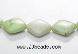 CLE14 rhombic 10*10mm lemon turquoise gemstone beads Wholesale