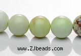 CLE20 16 inches 10mm round lemon turquoise stone beads Wholesale