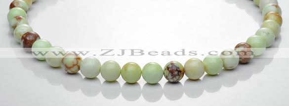 CLE20 16 inches 10mm round lemon turquoise stone beads Wholesale