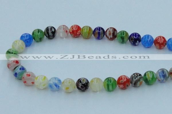 CLG502 16 inches 10mm round lampwork glass beads wholesale