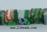 CLG563 16 inches 8*8mm cube lampwork glass beads wholesale