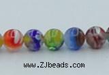 CLG600 16 inches 6mm round lampwork glass beads wholesale